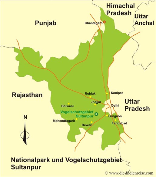 Nationalpark und Vogelschutzgebiet Sultanpur