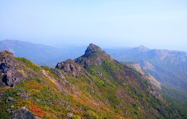 Gir Nationalpark Berggipfel Landschaft, Gujarat