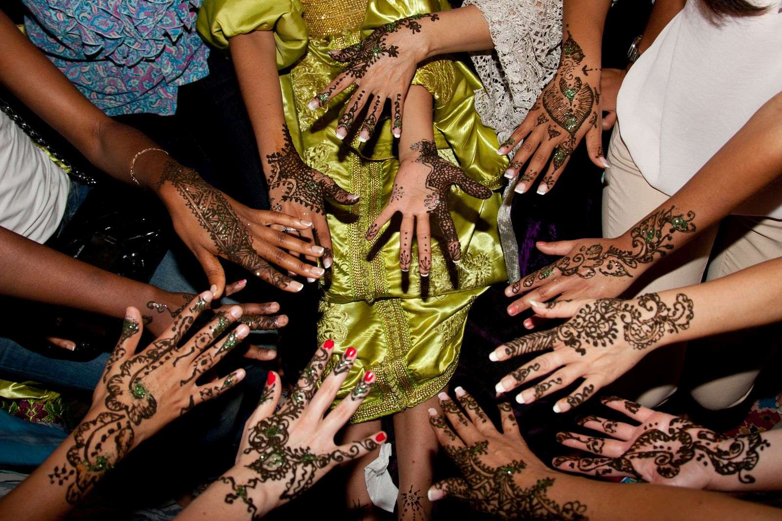 Henna-Hände Indien Nepal Rundreisen