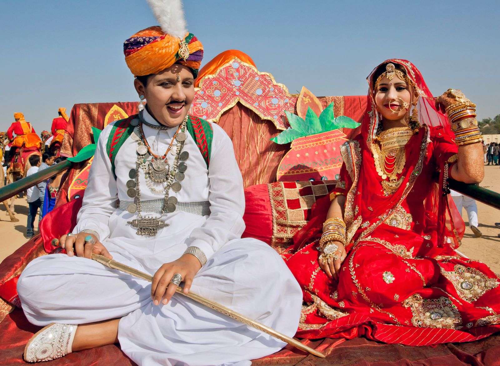 Indien Allgemein Rajasthan Jungespaar – Indien Nepal Reisen