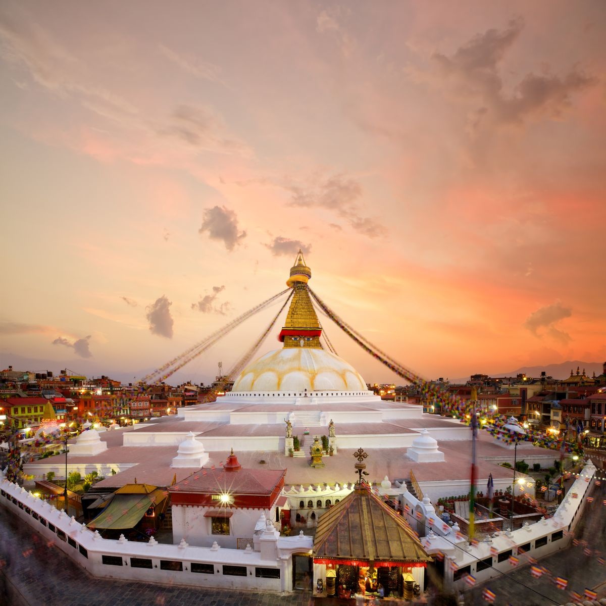 Der Swayambunath Stupa in Kathmandu – Indien Nepal Reisen