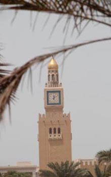 Glockenturm des Palast des Emir von Kuwait