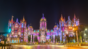 chhatrapati shivaji maharaj terminus ein unesco weltkulturerbe in mumbai maharashtra