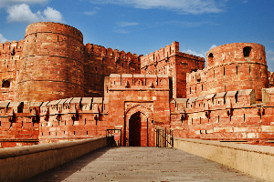 eingang einer festung agra fort agra