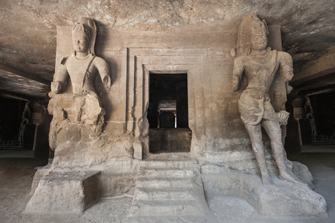 elephanta island caves in der nähe von mumbai im bundesstaat maharashtra