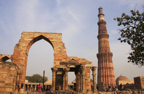 qutb minar komplex neu delhi